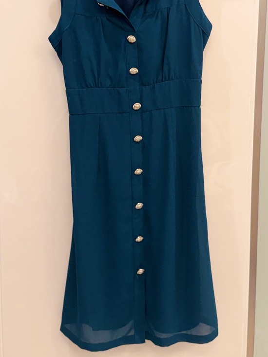 Future State Sleeveless Dress in Emerald - Picture 4 of 4